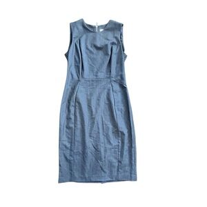 Calvin Klein Steel Blue Midi Dress